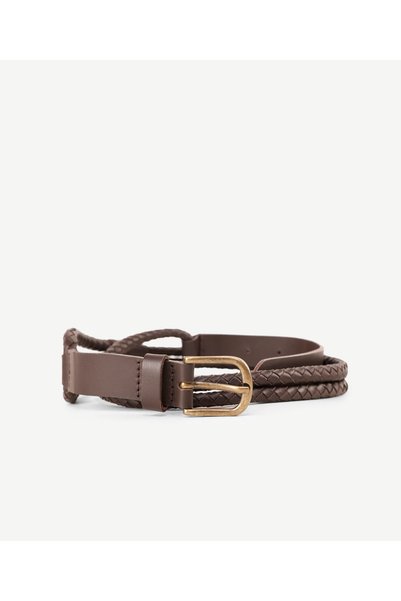 Yargıcı Double Braided Leather Belt