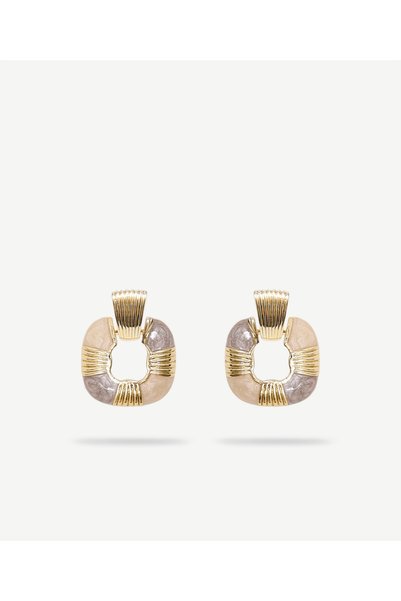 Yargıcı Geometric Form Earrings