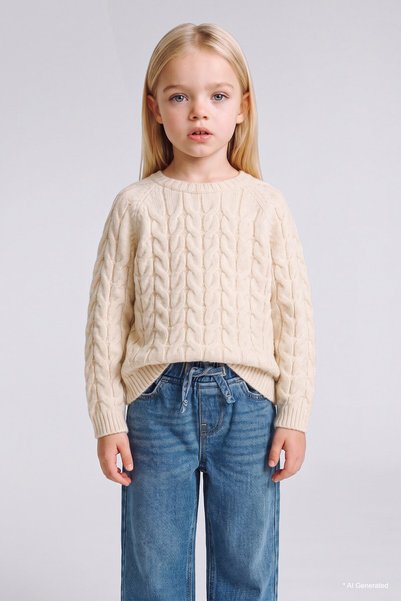 DeFacto Hair Braid Basic Sweater Baby Girl (26 Au)