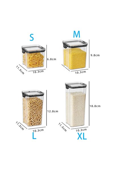 Choice L Clear 1pc Clear Food Storage Box,Food Storage Container With Lid, Pl...