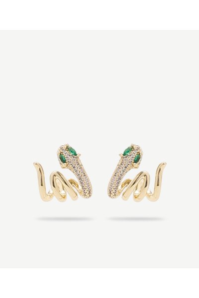 Yargıcı Snake Figure Earring