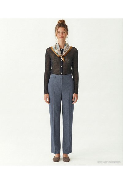 Yargıcı Straight High Waist Pants
