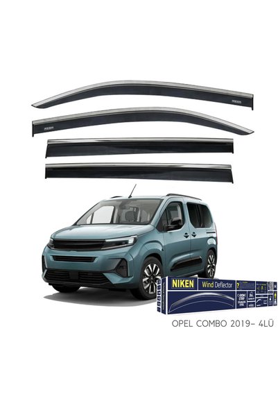 Niken Opel Combo Kromlu Cam Rüzgarlığı 4lü Set 2019 Ve Üstü
