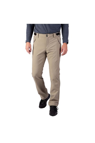 NORTHFINDER SEBAST – pantaloni de drumeție softshell pentru bărbați, Bej