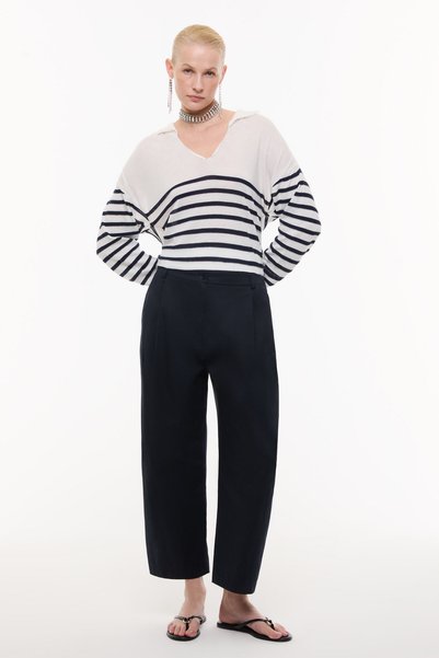 Roman Havuç Paça Pantolon Lacivert YY012042_015
