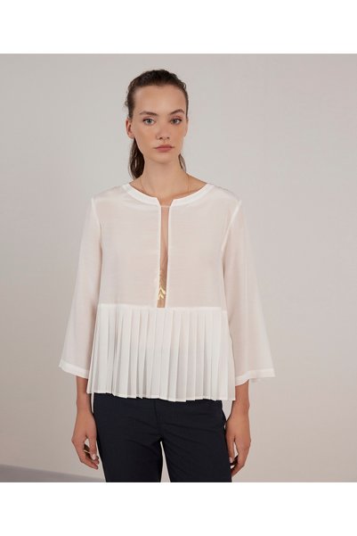 Yargıcı Plisirana bluza
