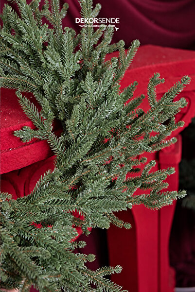 Dekorsende New Year's Garland Pine Hoop Luxury Green 200 cm