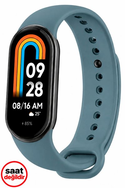 Dexmon Xiaomi Mi Band 8 Mi Band 9 Mi Band 10 Compatible Silicone Cord Strap w...