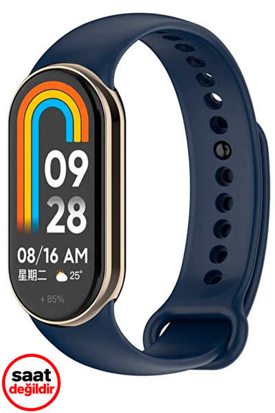 Dexmon Xiaomi Mi Band 8 Mi Band 9 Mi Band 10 Compatible Silicone Cord Strap w...