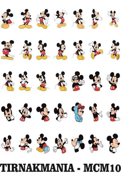 tırnakmania Üç boyutlu yapışkanlı sticker MCM-10