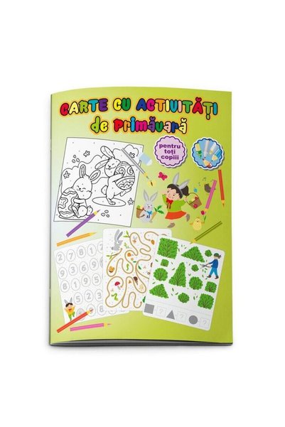 Libra Carte cu activitati de primavara, A4 24 pagini