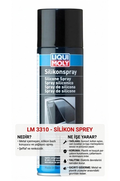 Liqui Moly Gres Yağsız Silikon Sprey 300 ml 3310
