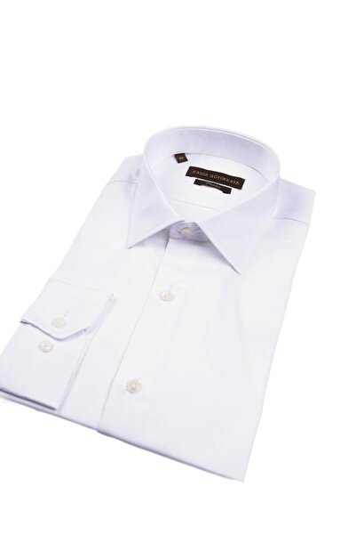 Kadir Büyükkaya %100 Pamuk Slim Fit Klasik Yaka Erkek Gömlek-kav4200s