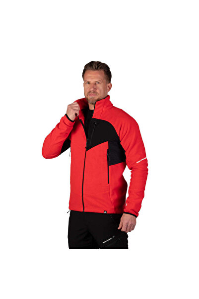 NORTHFINDER MI-3940OR men's fleece multisport sweater SALVA, Rosu