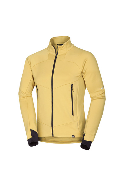 NORTHFINDER Hanorac fleece pentru drumeții bărbați - JACINTO, Galben