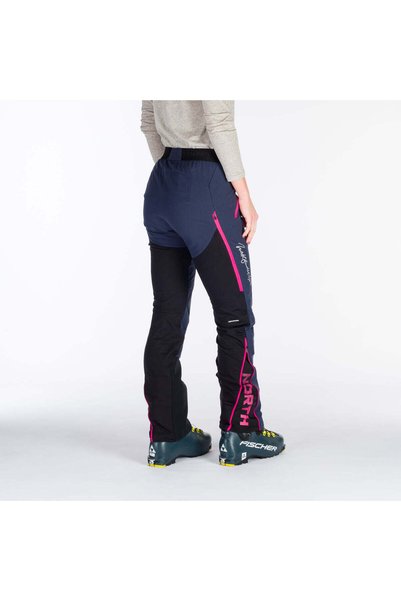 NORTHFINDER Pantaloni skialp active Polartec® Power Stretch Pro pentru femei KAMENISTA 2 bluenights