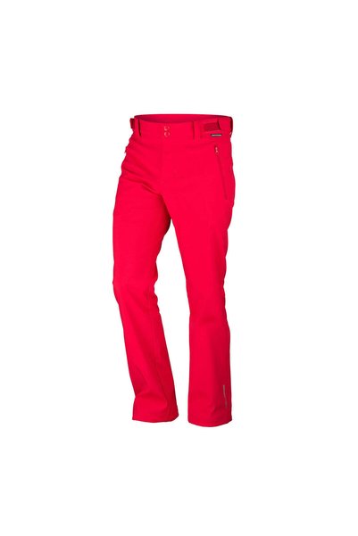 NORTHFINDER Pantaloni softshell pentru bărbați, GERON, roșu închis