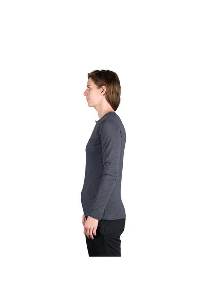 NORTHFINDER Tricou damă TR-6030OR din bumbac flambat CARLEIGH bluenights
