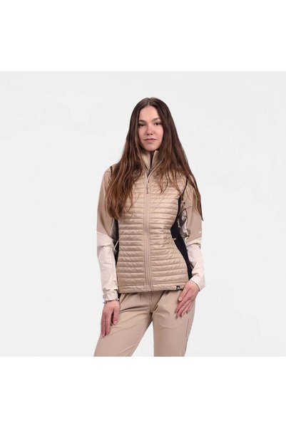 NORTHFINDER Vestă outdoor Primaloft® pentru femei KIERA, Bej