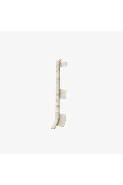 Vilo Linela 401 Beyaz PVC Süpürgelik Bitiş Aparatı – 2 Adet