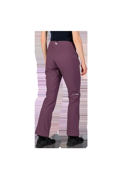 NORTHFINDER Pantaloni softshell de schi pentru femei DANIA, Mov