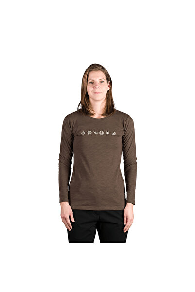 NORTHFINDER Tricou de damă TR-6028OR din bumbac flambat ELIANNA Mustang