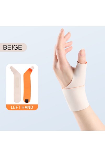 Choice Beige-Left LOOGDEEL 1Pcs Thumb Compression Wrist Brace Prevents Sprain...