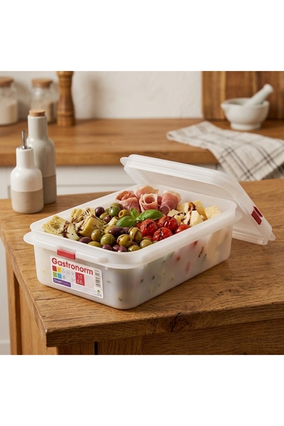 Generic علبة طعام 6.8 لتر، أبيض، أسبانيا، 325×265×100 ملم