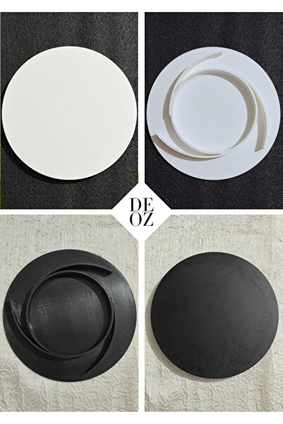 DEOZ Lab New Generation Chimney Hole Cover |   Suitable for 12 - 16 cm Holes |   3-Prong Turn-Lock Mounting System