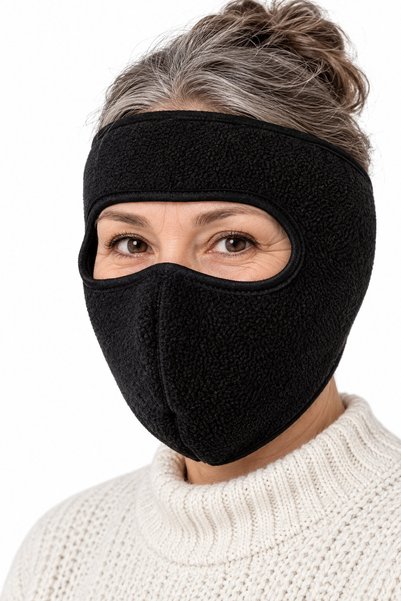 OEM Mască de protecție împotriva frigului, neagră