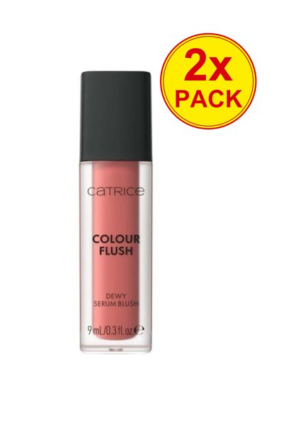 Catrice Pachet de 2x Fard de obraz tip serum Colour Flush Dewy, Flushed Feeli...