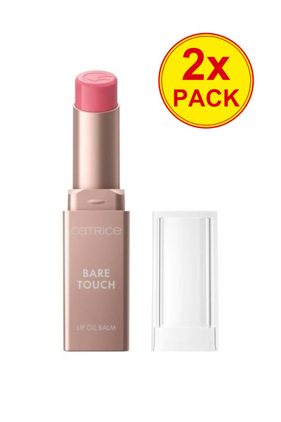 Catrice 2x Συσκευασία Bare Touch Lip Oil Balm, 010 Rosé All Day, Catrice, 3 γρ.