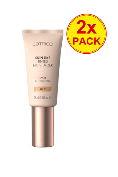 Catrice Pachet de 2x Cremă hidratantă colorată cu aspect natural 023W