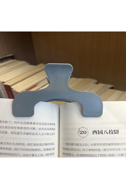 Choice8 A4 1Pcs Simple Fixed Book Clips Frosted Transparent Page Holder For R...