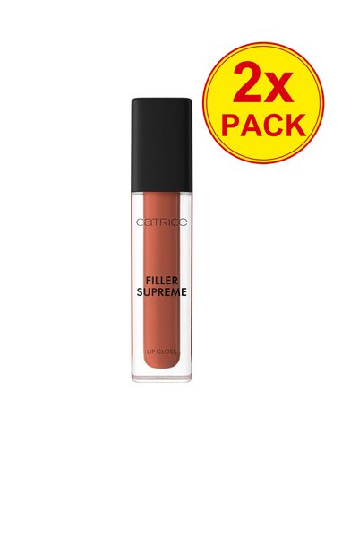 Catrice 2x Πακέτο Filler Supreme Lip Gloss # 100 – Γλάσο Κανέλας 3.5 ml