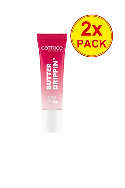 Catrice 2x PACK Balsam de buze hidratant, Cosmetics BUTTER DRIPPIN' GLOSSY, 0...
