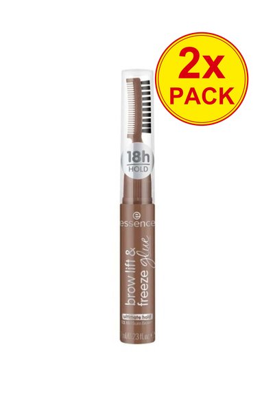 Essence Pachet 2x Adeziv Brow Lift & Freeze - 03 Maro Mediu, Esență, 7 ml