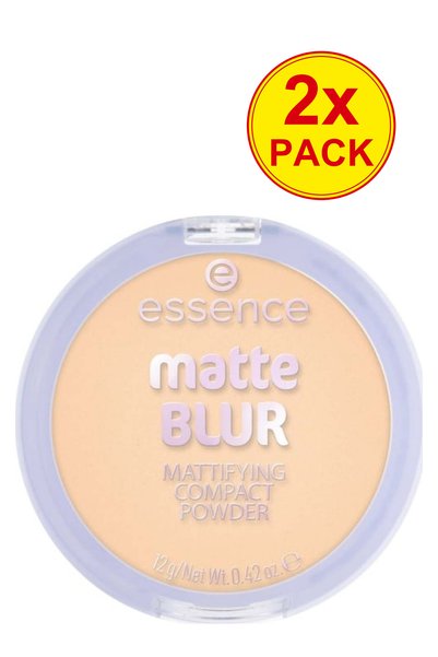 Essence 2x PACK BLUR MATTIFYING Compact Powder, 20, Essence, 12 g