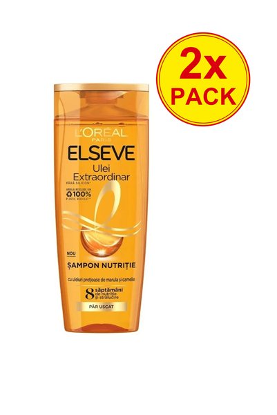 L'Oreal Paris 2x ΣΥΣΚΕΥΑΣΙΑ L'oreal Elseve Extraordinary Oil – Θρεπτικό Σαμπο...