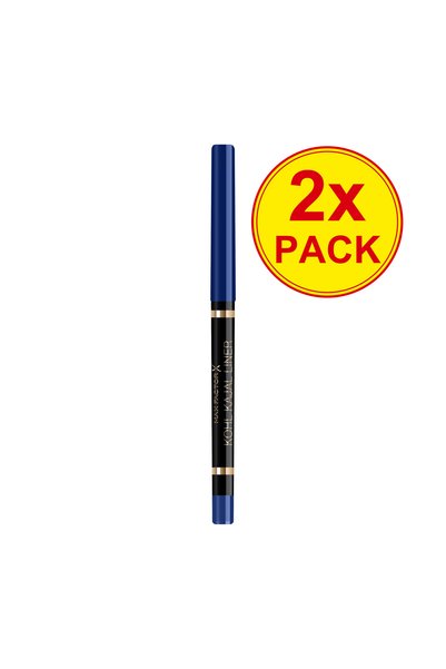 Max Factor Pachet de 2 Kohl Automat Creion Kajal 002 Azure