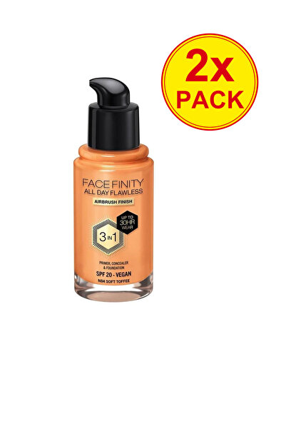 Max Factor 2x PACK Fond de ten fluid 3 in 1 FACEFINITY ALL DAY FLAWLESS SPF20...