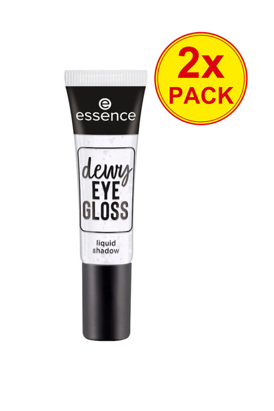 Essence Двойна опаковка Dewy EYE GLOSS Течни сенки 01, 8 мл