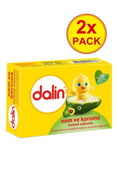 Dalin Pachet de 2 săpunuri pentru bebeluși, hidratare și protecție, 100 g