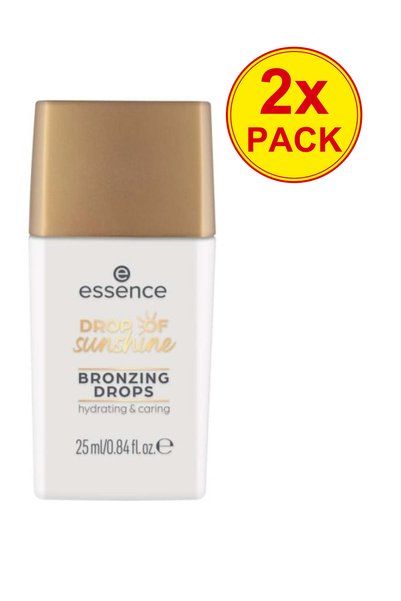 Essence Pachet de 2x Picături Bronzante Drop Of Sunshine, Esență, 25 ml