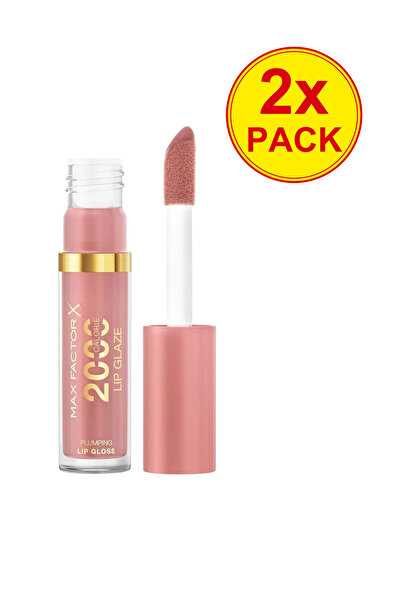 Max Factor 2x PACK Luciu de buze 2000 Calorie Lip Glaze – 085 FLORAL CREAM, 4...