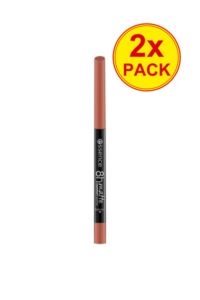 Essence 2x PACK Creion de buze mat 8h matte comfort lipliner 12, 0.3 g