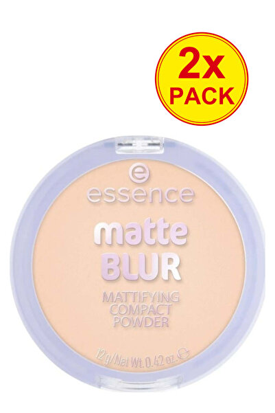 Essence 2x PACK BLUR MATTIFYING Compact Mattifying Powder, 10, Essence, 12 g