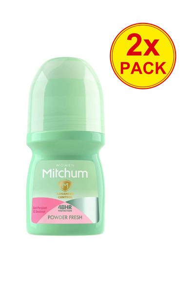 Mitchum Pachet 2x, Powder Fresh bucăți, Antiperspirant, Deodorant roll-on, Pe...