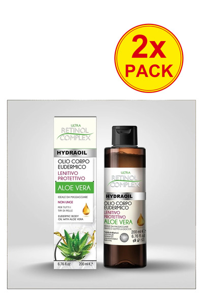 Retinol Complex Διπλή συσκευασία Λάδι Σώματος με Αλόη Βέρα - 200 ml