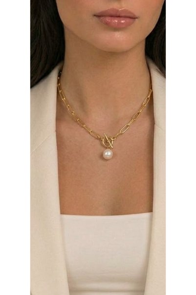 Generic Brand سلسال ذهبي فاخر مطلي بالذهب عيار 18K